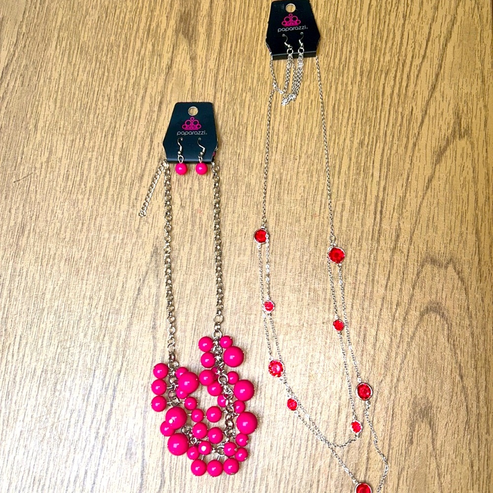 2 Pink Necklace